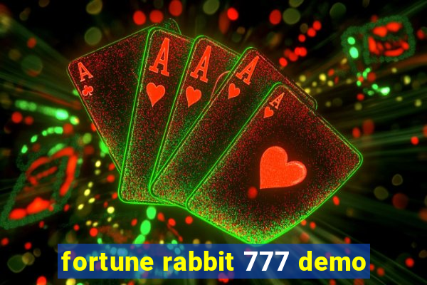 fortune rabbit 777 demo